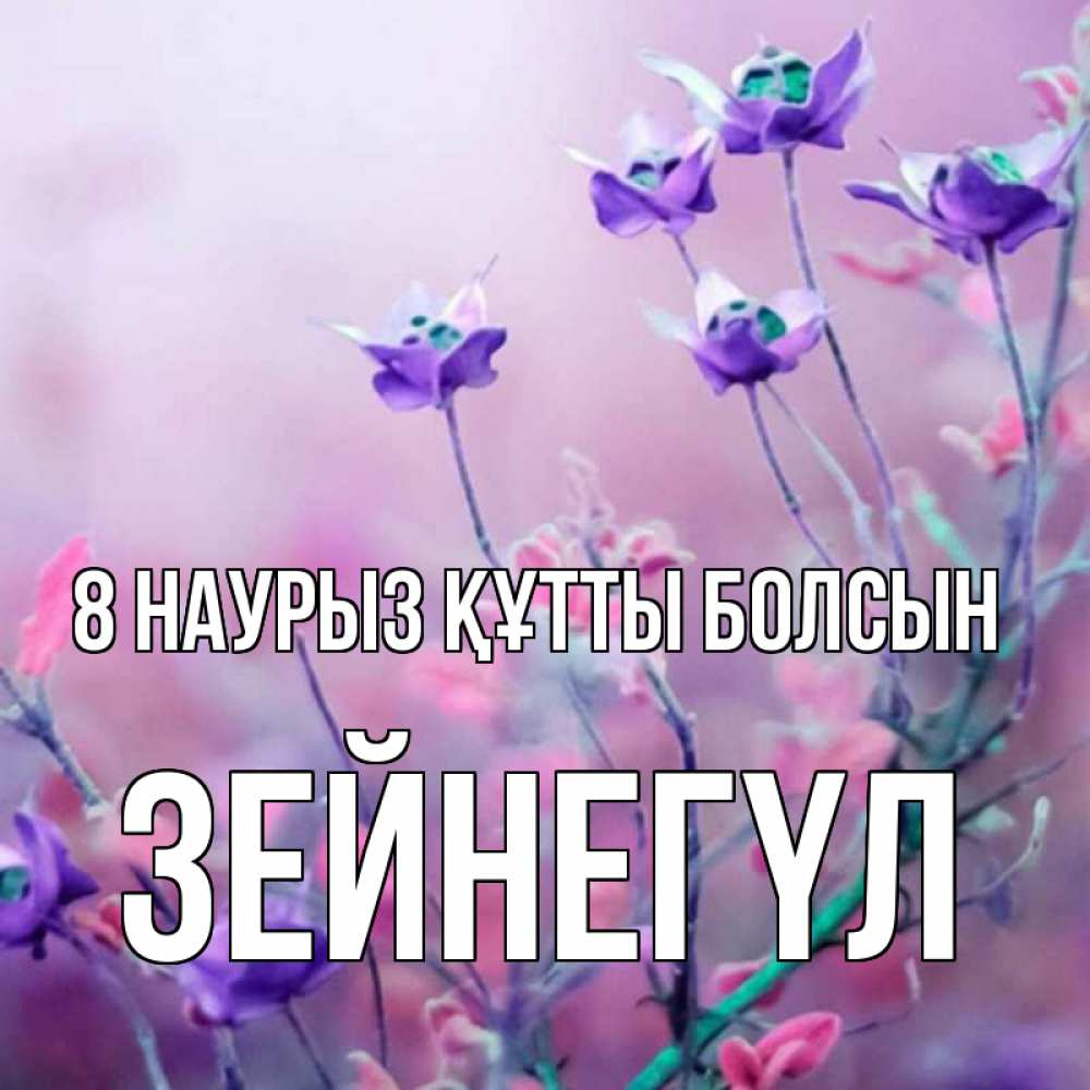 Күн сайын ашық хат с именем, ЗЕЙНЕГҮЛ 8 наурыз құтты болсын международный женский день 2 Онлайн тегін жүктеп алу тілектері бар керемет карта 