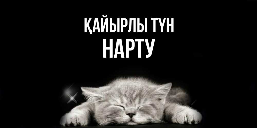 Күн сайын ашық хат с именем, НАРТУ Қайырлы түн спящий котик Онлайн тегін жүктеп алу тілектері бар керемет карта 