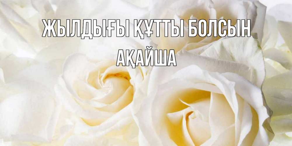 Күн сайын ашық хат с именем, АҚАЙША Жылдығы құтты болсын открыточки на день рождения любимым Онлайн тегін жүктеп алу тілектері бар керемет карта 