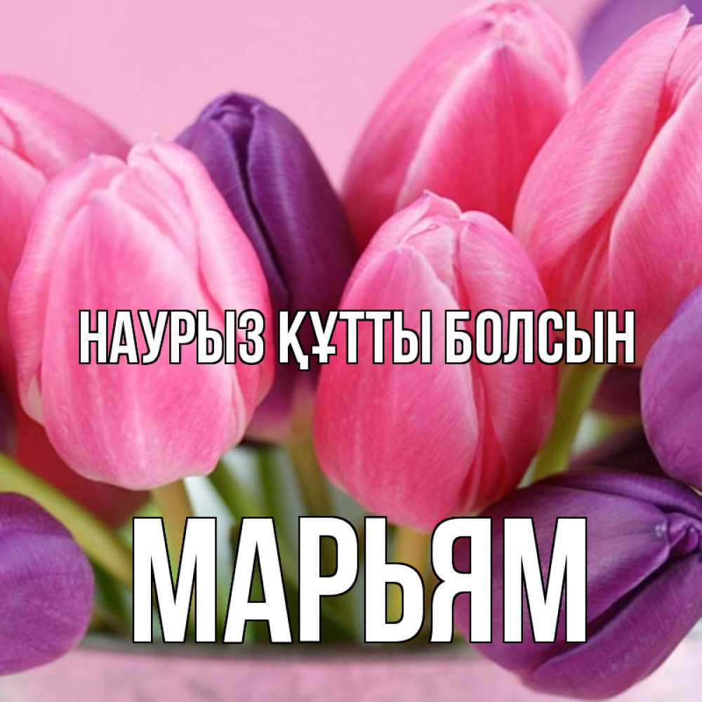 Күн сайын ашық хат с именем, Марьям Наурыз құтты болсын маме 1 Онлайн тегін жүктеп алу тілектері бар керемет карта 