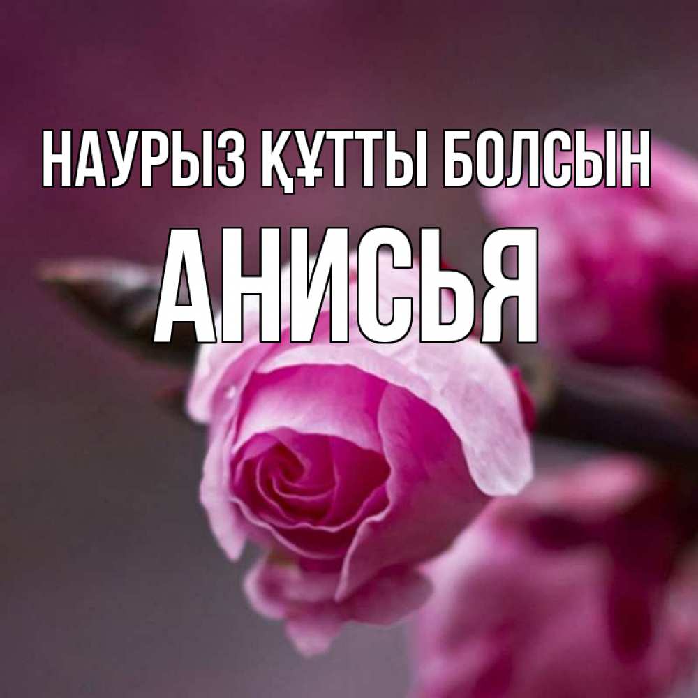 Күн сайын ашық хат с именем, Анисья Наурыз құтты болсын весна Онлайн тегін жүктеп алу тілектері бар керемет карта 