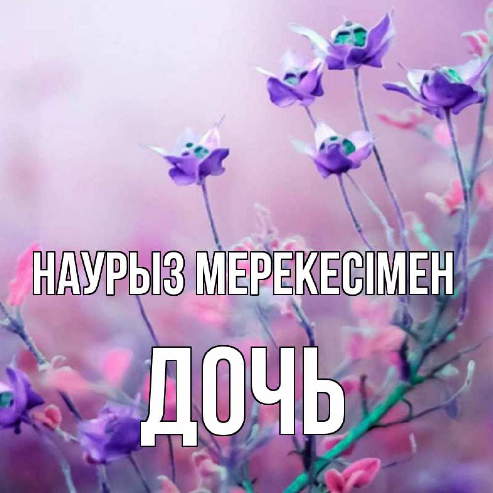 Күн сайын ашық хат с именем, Дочь Наурыз мерекесімен международный женский день 2 Онлайн тегін жүктеп алу тілектері бар керемет карта 