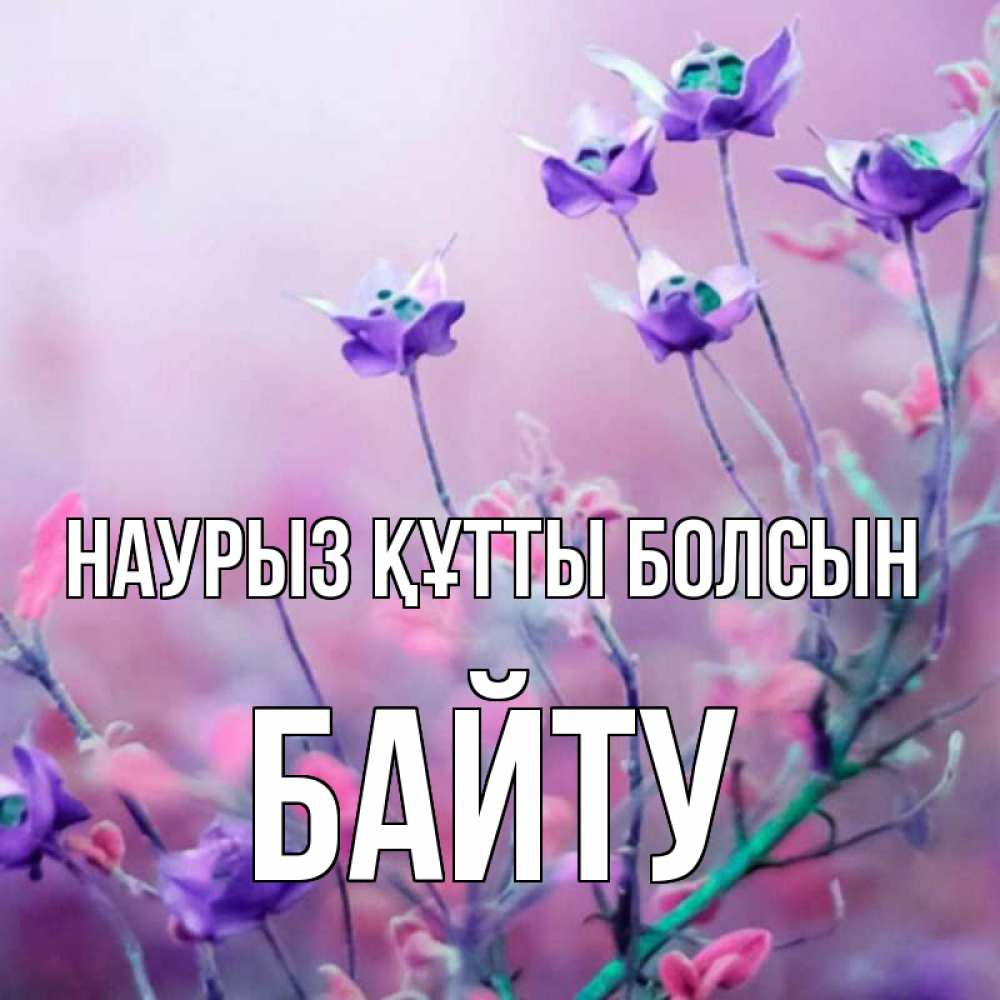 Күн сайын ашық хат с именем, Байту Наурыз құтты болсын наурыз  2 Онлайн тегін жүктеп алу тілектері бар керемет карта 