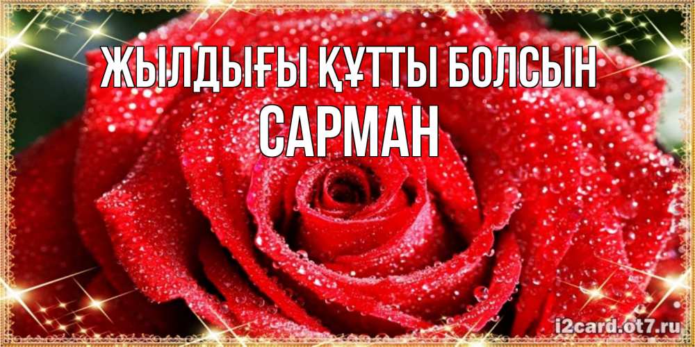 Күн сайын ашық хат с именем, САРМАН Жылдығы құтты болсын роса и роза. открытка с красивой розой Онлайн тегін жүктеп алу тілектері бар керемет карта 