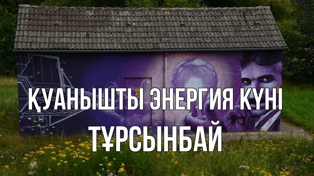Күн сайын ашық хат с именем, ТҰРСЫНБАЙ Қуанышты энергия күні молнии, Тесла Онлайн тегін жүктеп алу тілектері бар керемет карта 