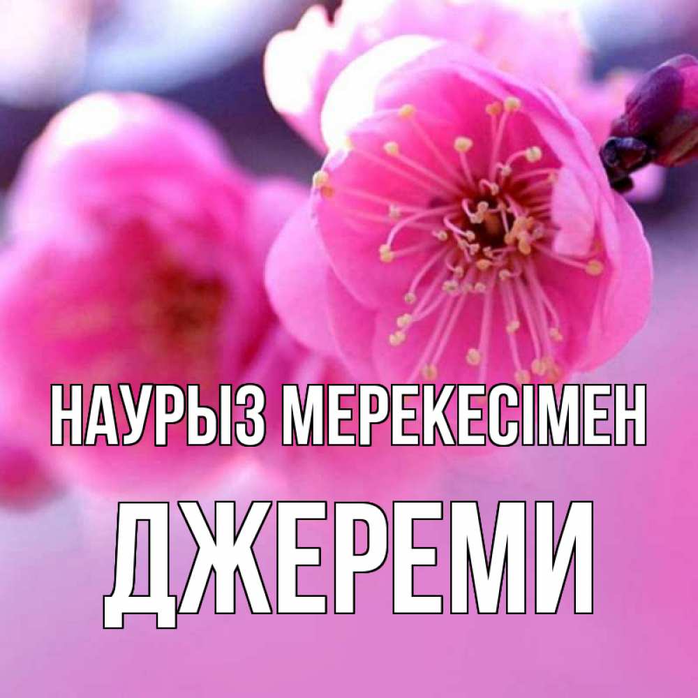 Күн сайын ашық хат с именем, Джереми Наурыз мерекесімен международный женский день Онлайн тегін жүктеп алу тілектері бар керемет карта 