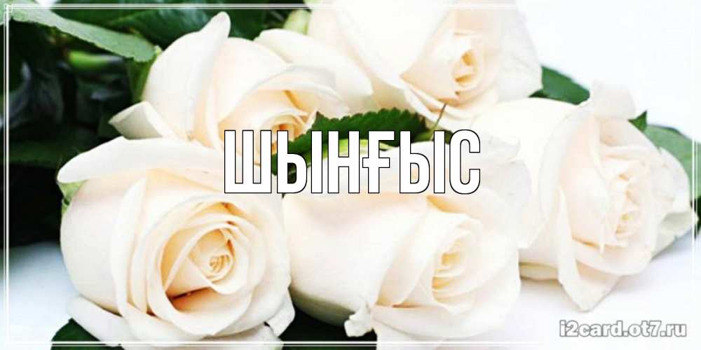 Картинка  с именем , ШЫНҒЫС! ТУҒАН КҮНІҢМЕН!