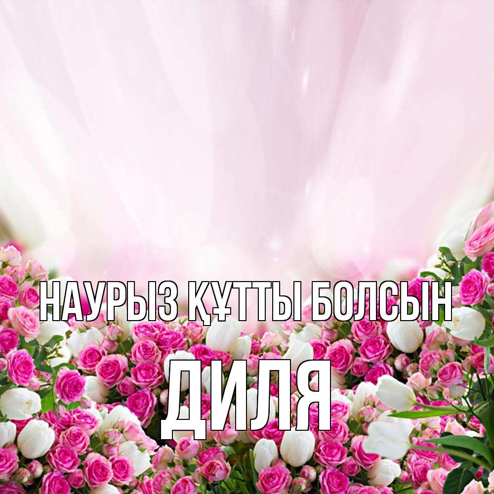 Күн сайын ашық хат с именем, Диля Наурыз құтты болсын под снегом Онлайн тегін жүктеп алу тілектері бар керемет карта 
