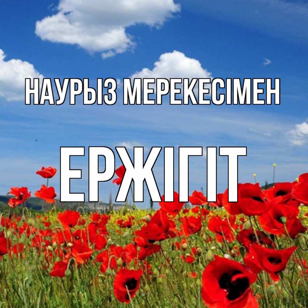 Күн сайын ашық хат с именем, Ержігіт Наурыз мерекесімен праздник весны наурыз очень красивая картинка Онлайн тегін жүктеп алу тілектері бар керемет карта 