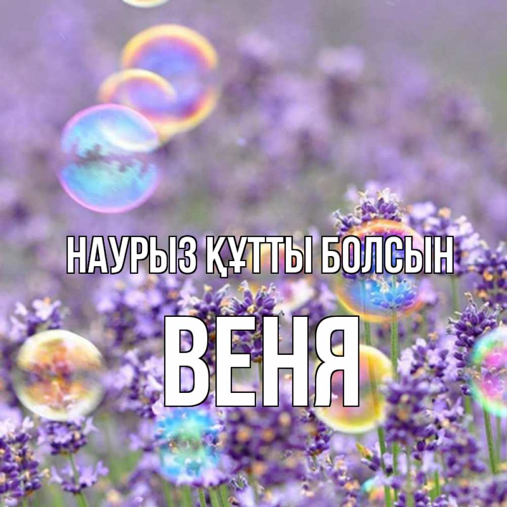 Күн сайын ашық хат с именем, Веня Наурыз құтты болсын цветы Онлайн тегін жүктеп алу тілектері бар керемет карта 