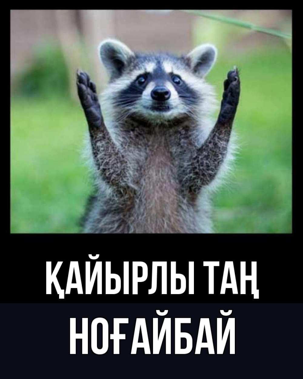 Күн сайын ашық хат с именем, НОҒАЙБАЙ Қайырлы таң хорошее настроение утречком Онлайн тегін жүктеп алу тілектері бар керемет карта 