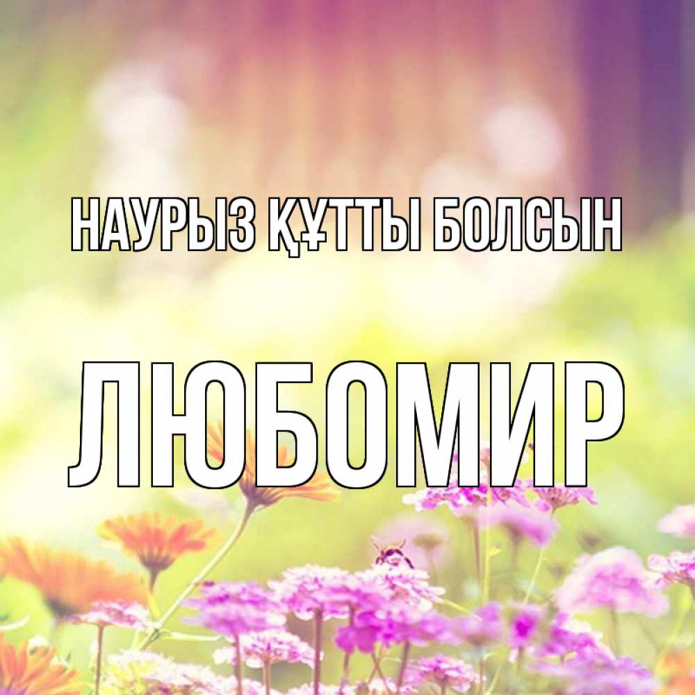 Күн сайын ашық хат с именем, Любомир Наурыз құтты болсын цветы весна Онлайн тегін жүктеп алу тілектері бар керемет карта 