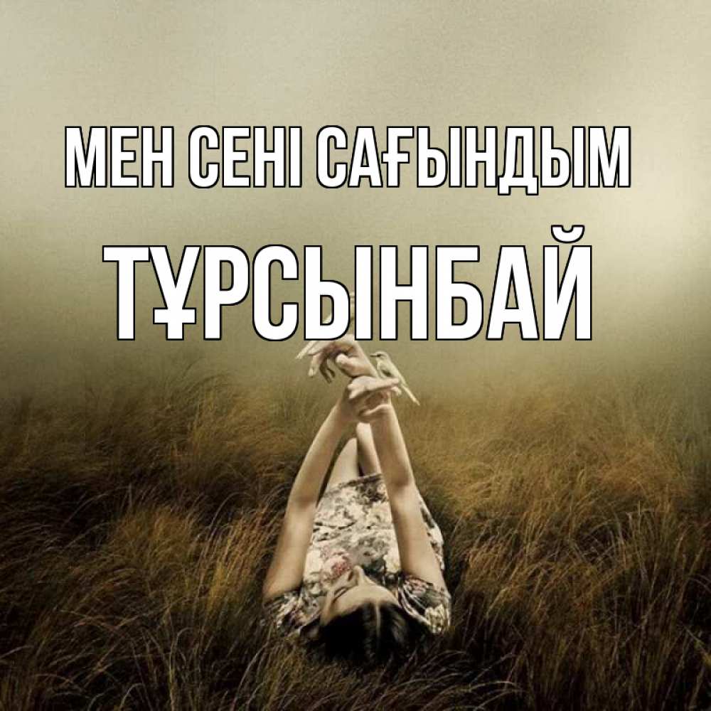 Күн сайын ашық хат с именем, ТҰРСЫНБАЙ Мен сені сағындым девушка с голубями Онлайн тегін жүктеп алу тілектері бар керемет карта 