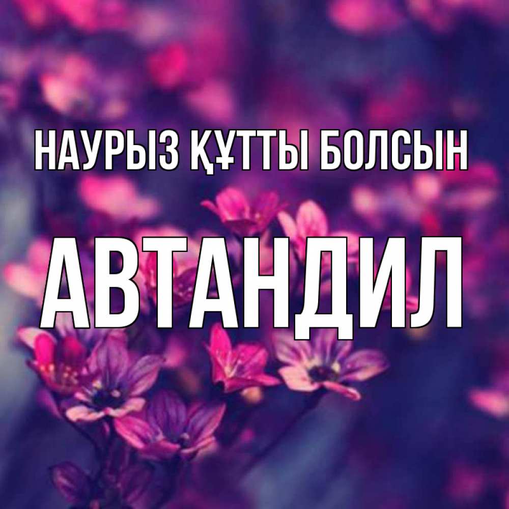 Күн сайын ашық хат с именем, Автандил Наурыз құтты болсын небольшие цветы 1 Онлайн тегін жүктеп алу тілектері бар керемет карта 