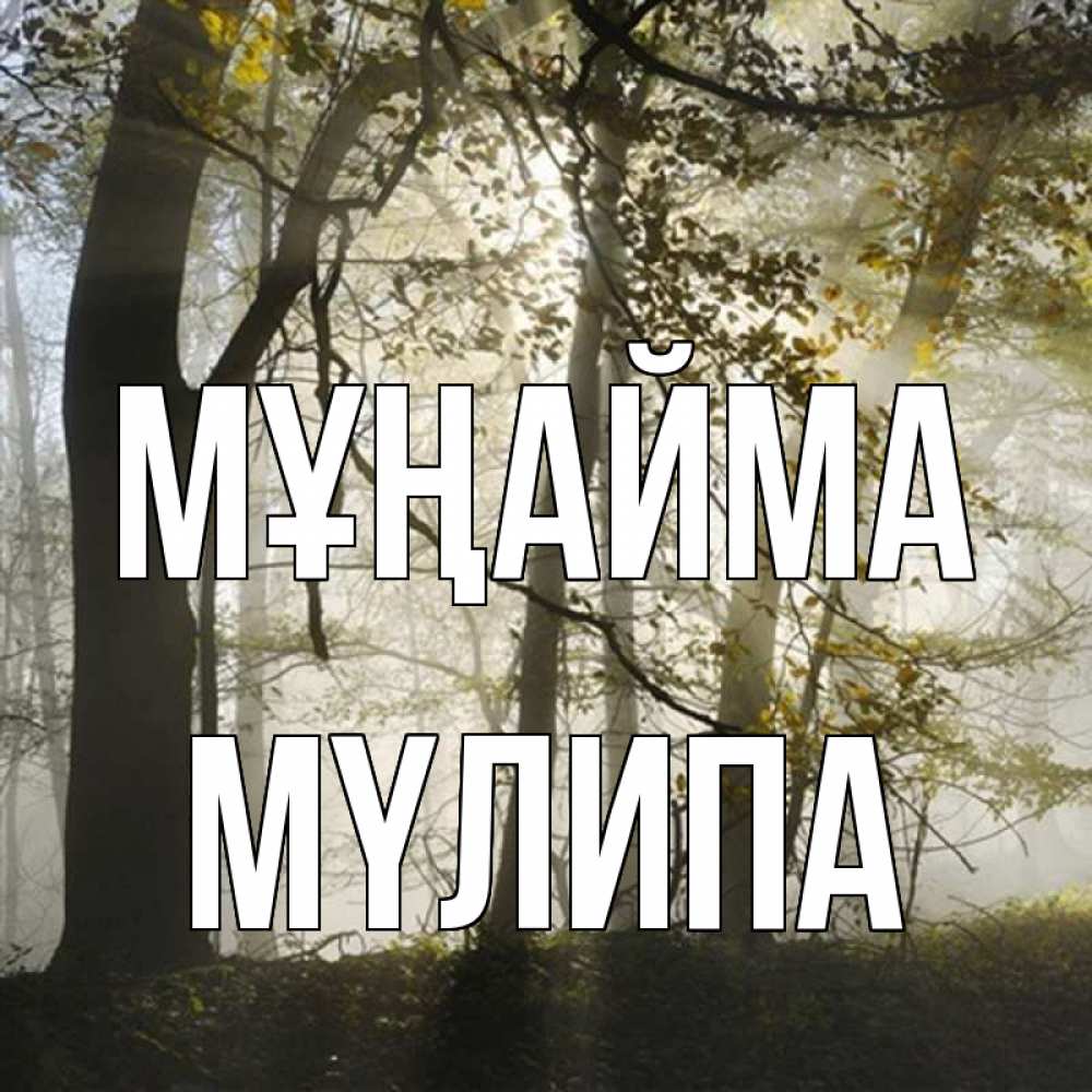Күн сайын ашық хат с именем, МҮЛИПА Мұңайма лес и свет Онлайн тегін жүктеп алу тілектері бар керемет карта 