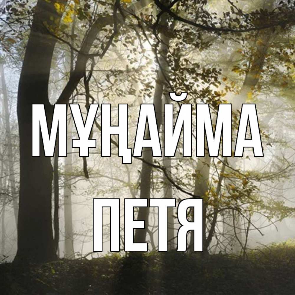 Күн сайын ашық хат с именем, Петя Мұңайма лес и свет Онлайн тегін жүктеп алу тілектері бар керемет карта 