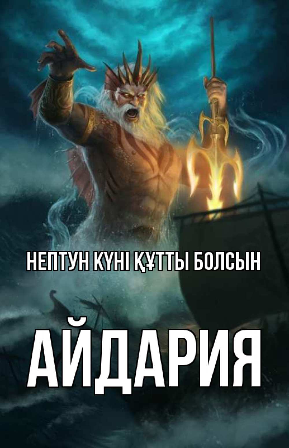 Күн сайын ашық хат с именем, АЙДАРИЯ нептун күні құтты болсын с днем Нептуна Онлайн тегін жүктеп алу тілектері бар керемет карта 
