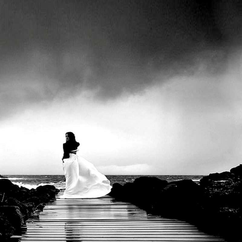 Открытка море  скучаю  Мен сені сағындым 