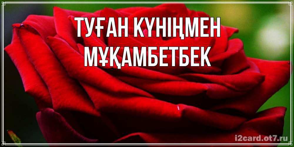 Күн сайын ашық хат с именем, Мұқамбетбек Туған күніңмен розочка очень красивая Онлайн тегін жүктеп алу тілектері бар керемет карта 