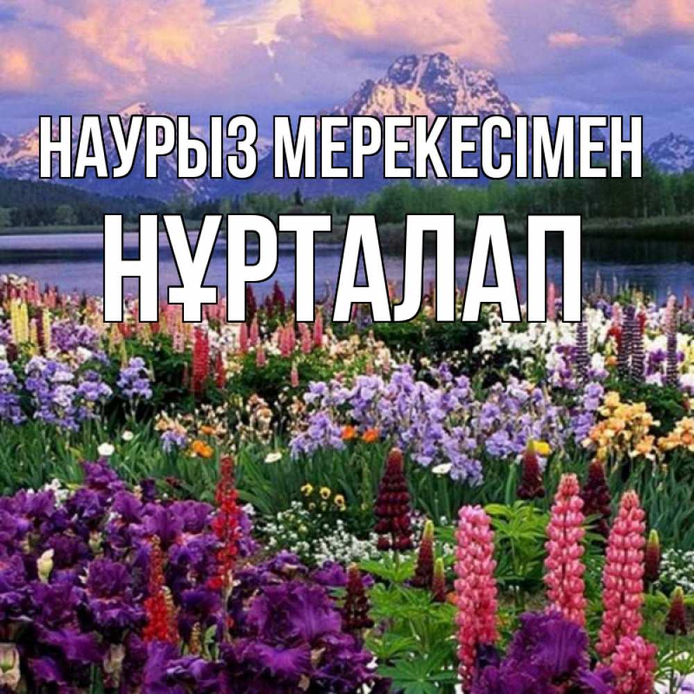 Күн сайын ашық хат с именем, НҰРТАЛАП Наурыз мерекесімен праздник весны наурыз Онлайн тегін жүктеп алу тілектері бар керемет карта 