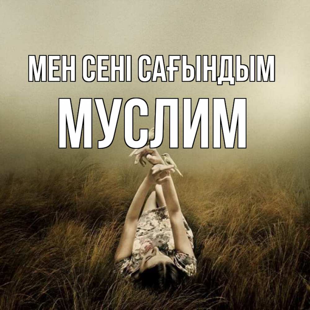 Күн сайын ашық хат с именем, Муслим Мен сені сағындым девушка с голубями Онлайн тегін жүктеп алу тілектері бар керемет карта 