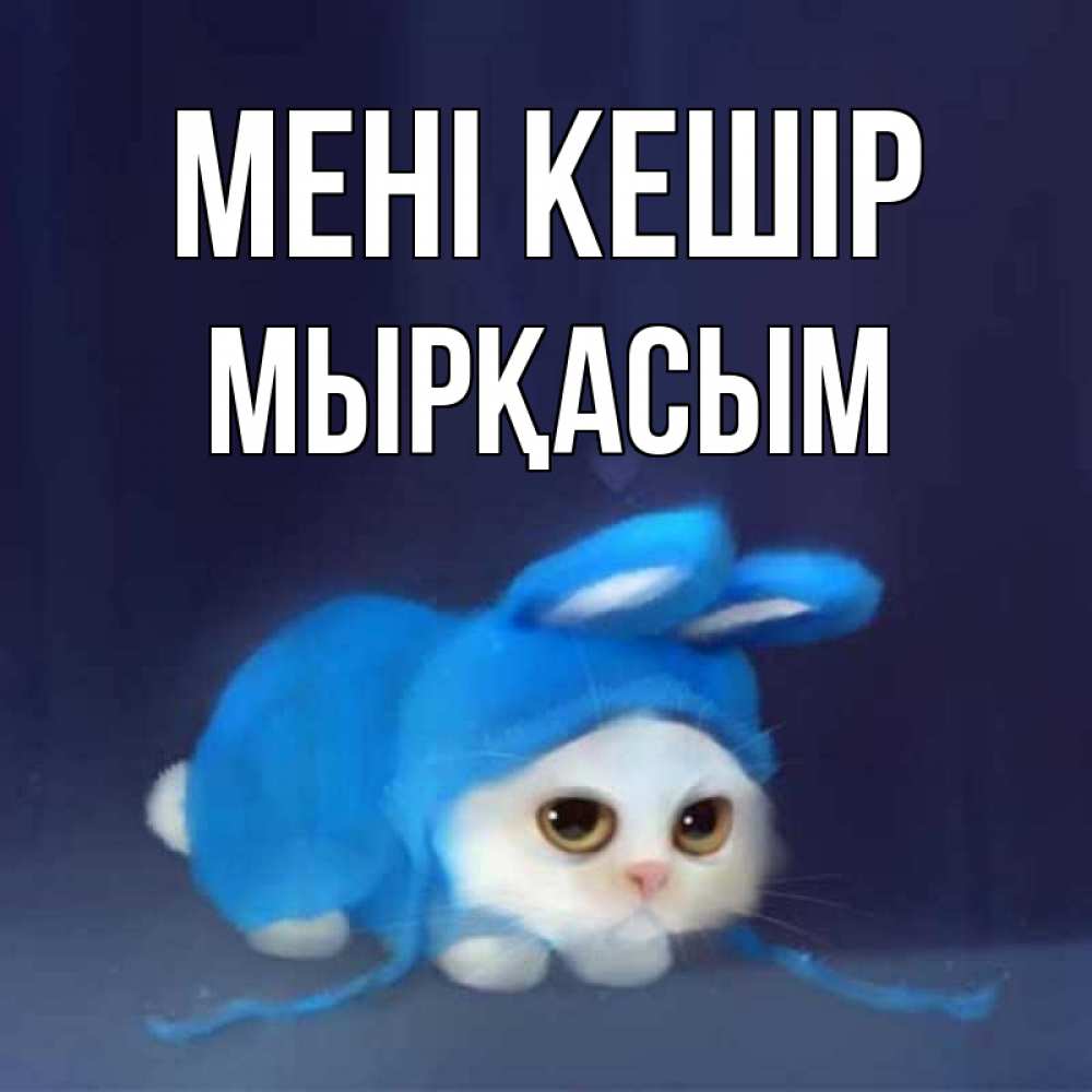 Күн сайын ашық хат с именем, МЫРҚАСЫМ Мені кешір невинный котозай просит прощения Онлайн тегін жүктеп алу тілектері бар керемет карта 
