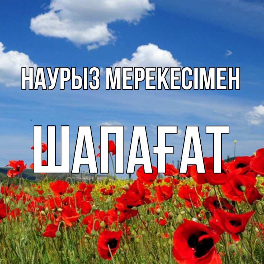 Күн сайын ашық хат с именем, ШАПАҒАТ Наурыз мерекесімен праздник весны наурыз очень красивая картинка Онлайн тегін жүктеп алу тілектері бар керемет карта 