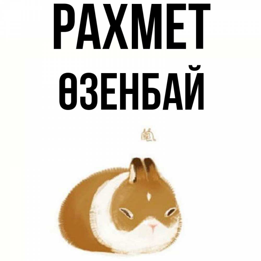 Күн сайын ашық хат с именем, ӨЗЕНБАЙ рахмет коричнево белый домашний питомец Онлайн тегін жүктеп алу тілектері бар керемет карта 