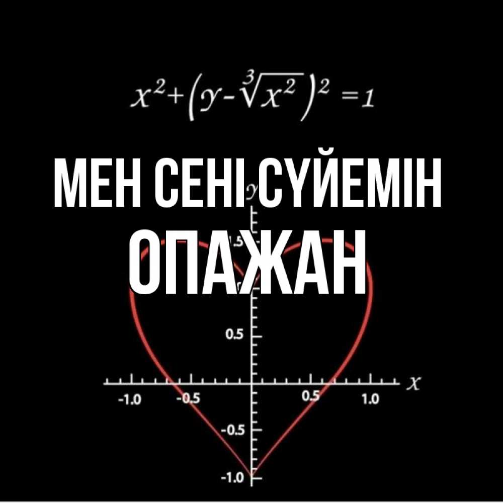 Күн сайын ашық хат с именем, ОПАЖАН Мен сені сүйемін сердечная формула Онлайн тегін жүктеп алу тілектері бар керемет карта 