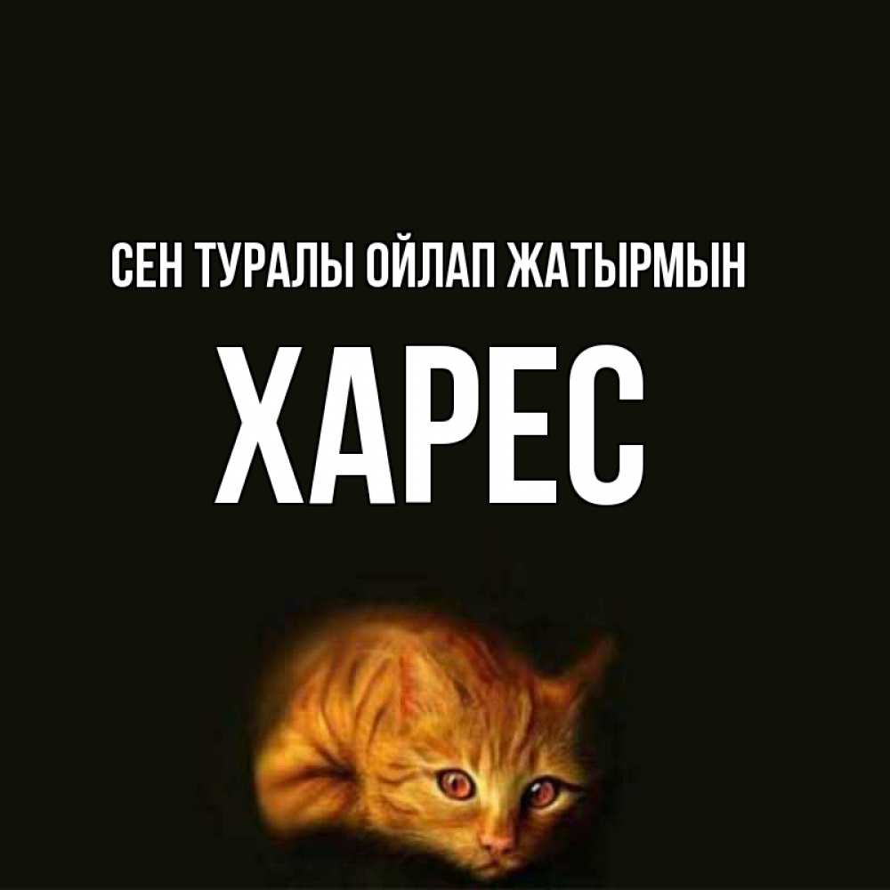 Күн сайын ашық хат с именем, ХАРЕС Сен туралы ойлап жатырмын рыжий Онлайн тегін жүктеп алу тілектері бар керемет карта 