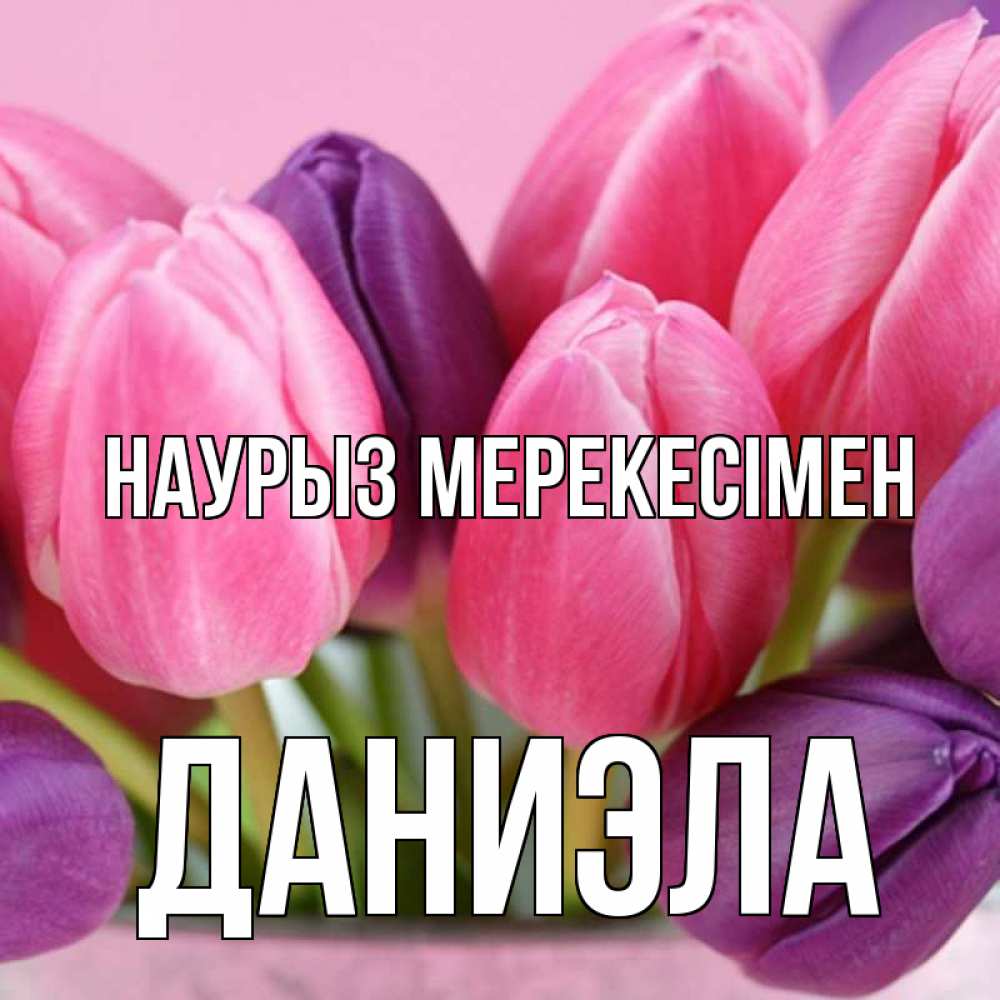Күн сайын ашық хат с именем, Даниэла Наурыз мерекесімен маме 1 Онлайн тегін жүктеп алу тілектері бар керемет карта 
