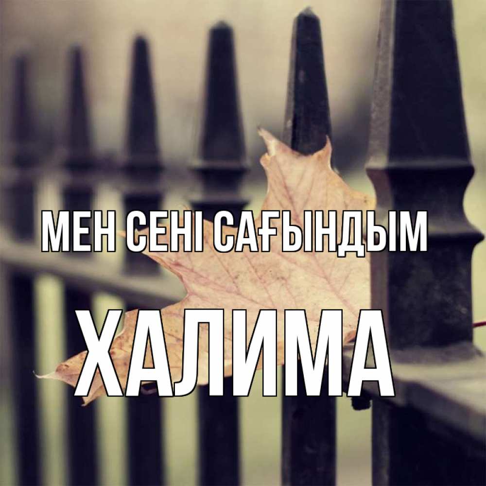 Күн сайын ашық хат с именем, ХАЛИМА Мен сені сағындым очень скучно Онлайн тегін жүктеп алу тілектері бар керемет карта 