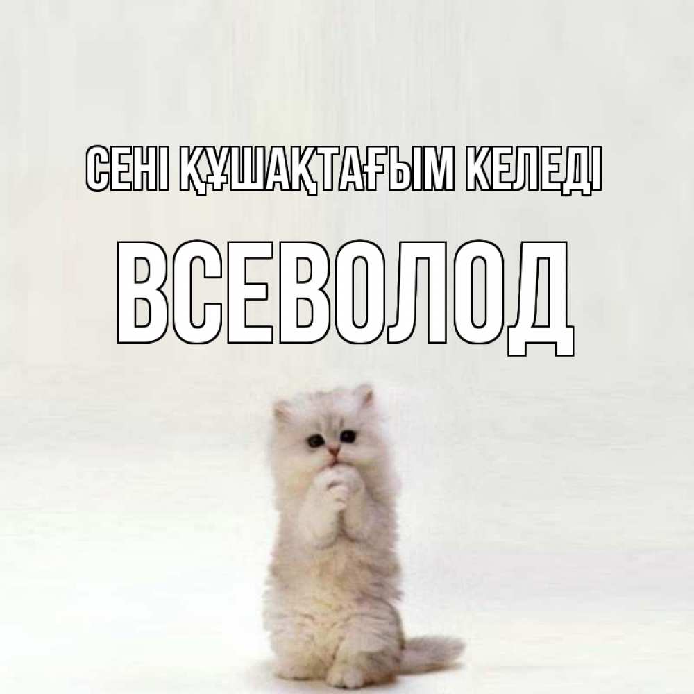 Күн сайын ашық хат с именем, Всеволод сені құшақтағым келеді открытки с креативными подписями Онлайн тегін жүктеп алу тілектері бар керемет карта 