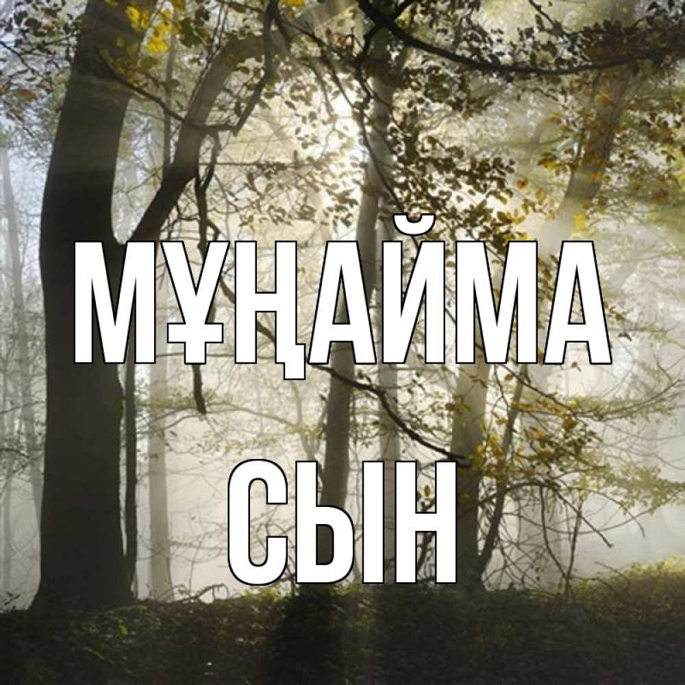 Күн сайын ашық хат с именем, Сын Мұңайма лес и свет Онлайн тегін жүктеп алу тілектері бар керемет карта 