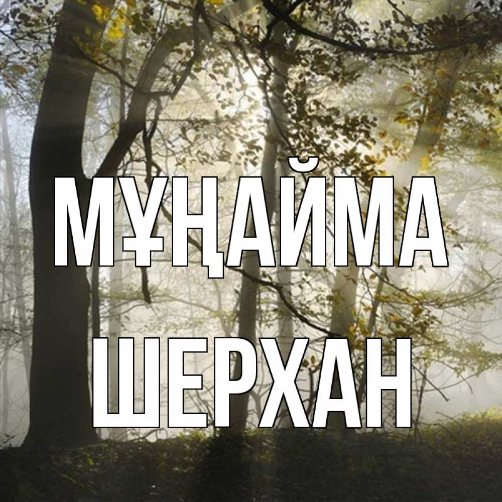 Күн сайын ашық хат с именем, ШЕРХАН Мұңайма лес и свет Онлайн тегін жүктеп алу тілектері бар керемет карта 