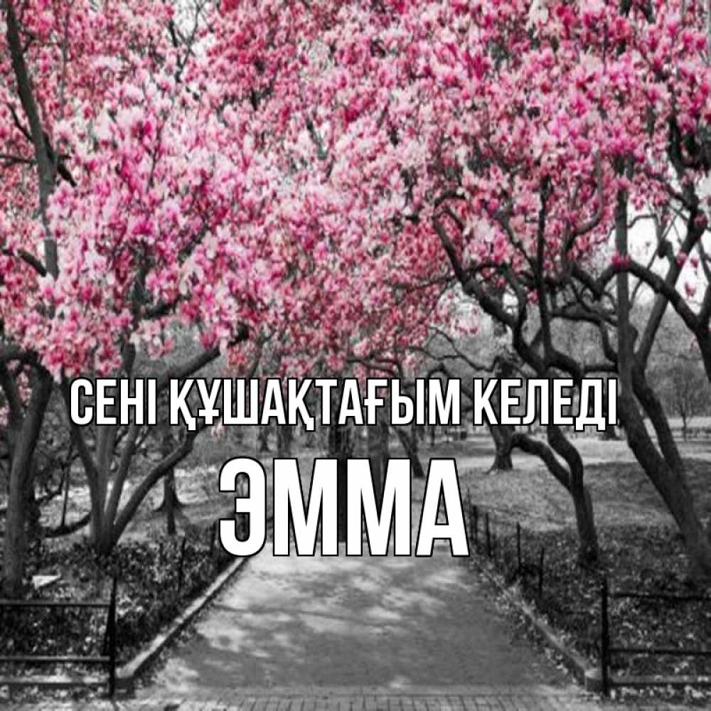Күн сайын ашық хат с именем, Эмма сені құшақтағым келеді обработанное фото Онлайн тегін жүктеп алу тілектері бар керемет карта 