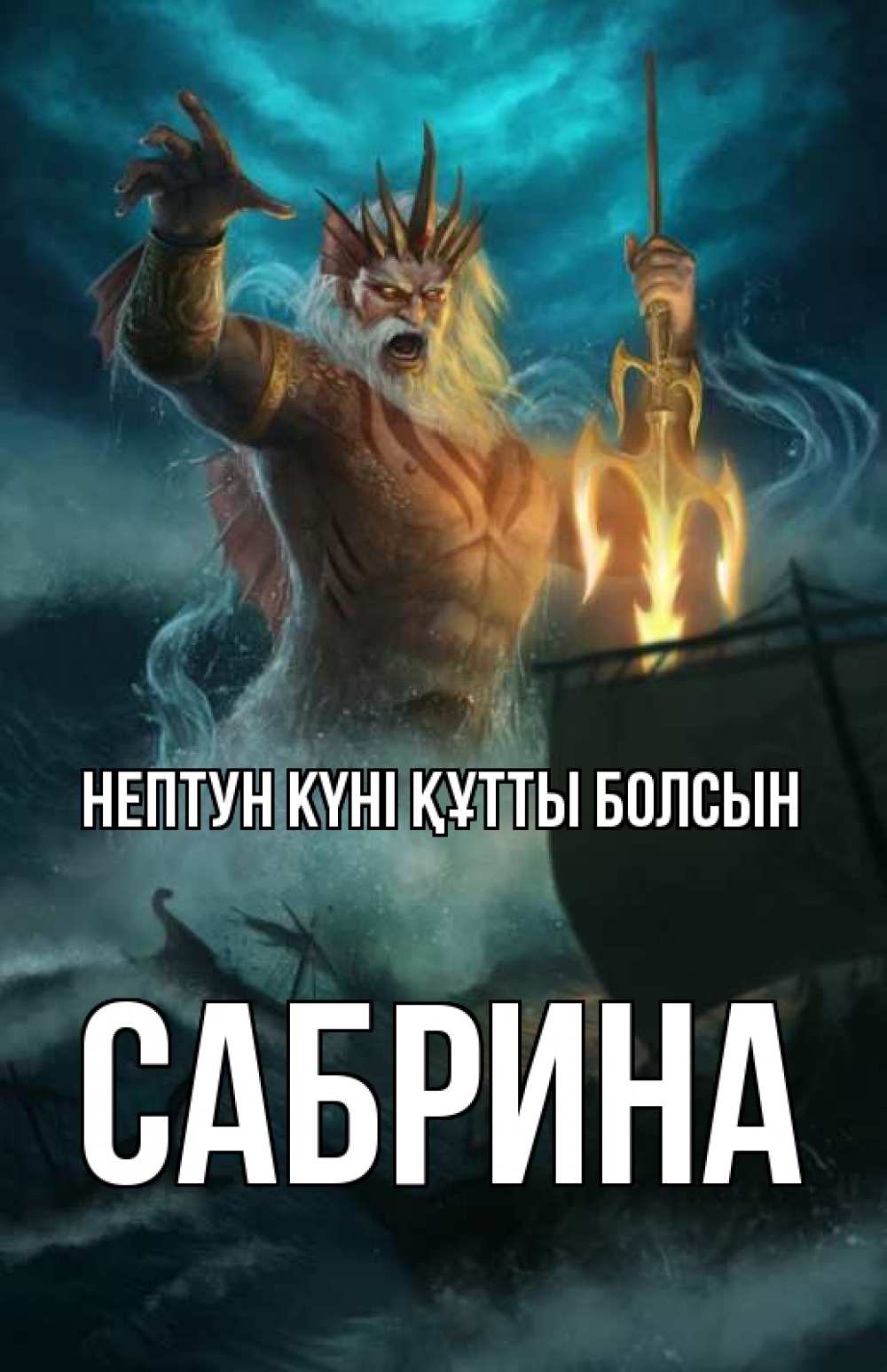 Күн сайын ашық хат с именем, Сабрина нептун күні құтты болсын с днем Нептуна Онлайн тегін жүктеп алу тілектері бар керемет карта 