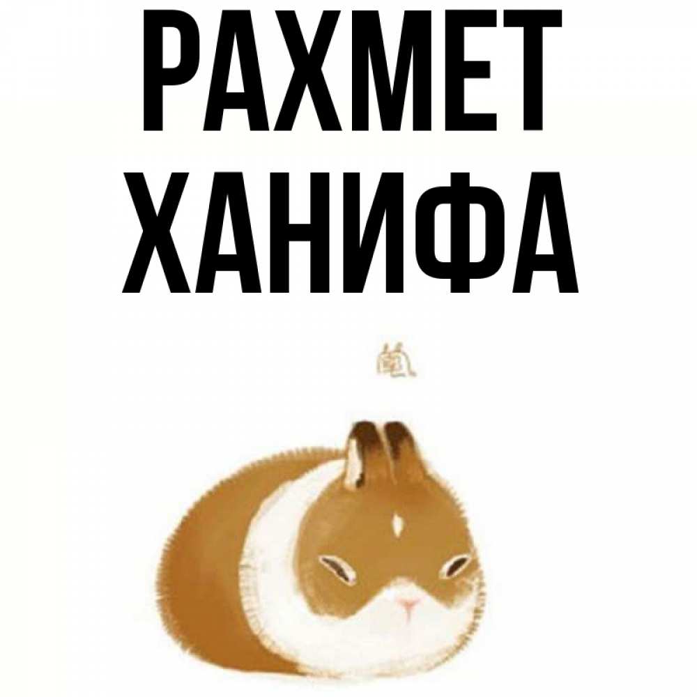 Күн сайын ашық хат с именем, ХАНИФА рахмет коричнево белый домашний питомец Онлайн тегін жүктеп алу тілектері бар керемет карта 