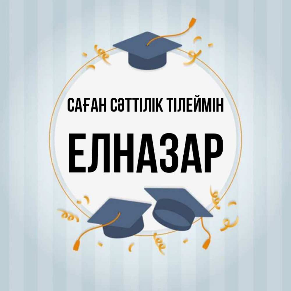 Күн сайын ашық хат с именем, Елназар Саған сәттілік тілеймін для студентов Онлайн тегін жүктеп алу тілектері бар керемет карта 