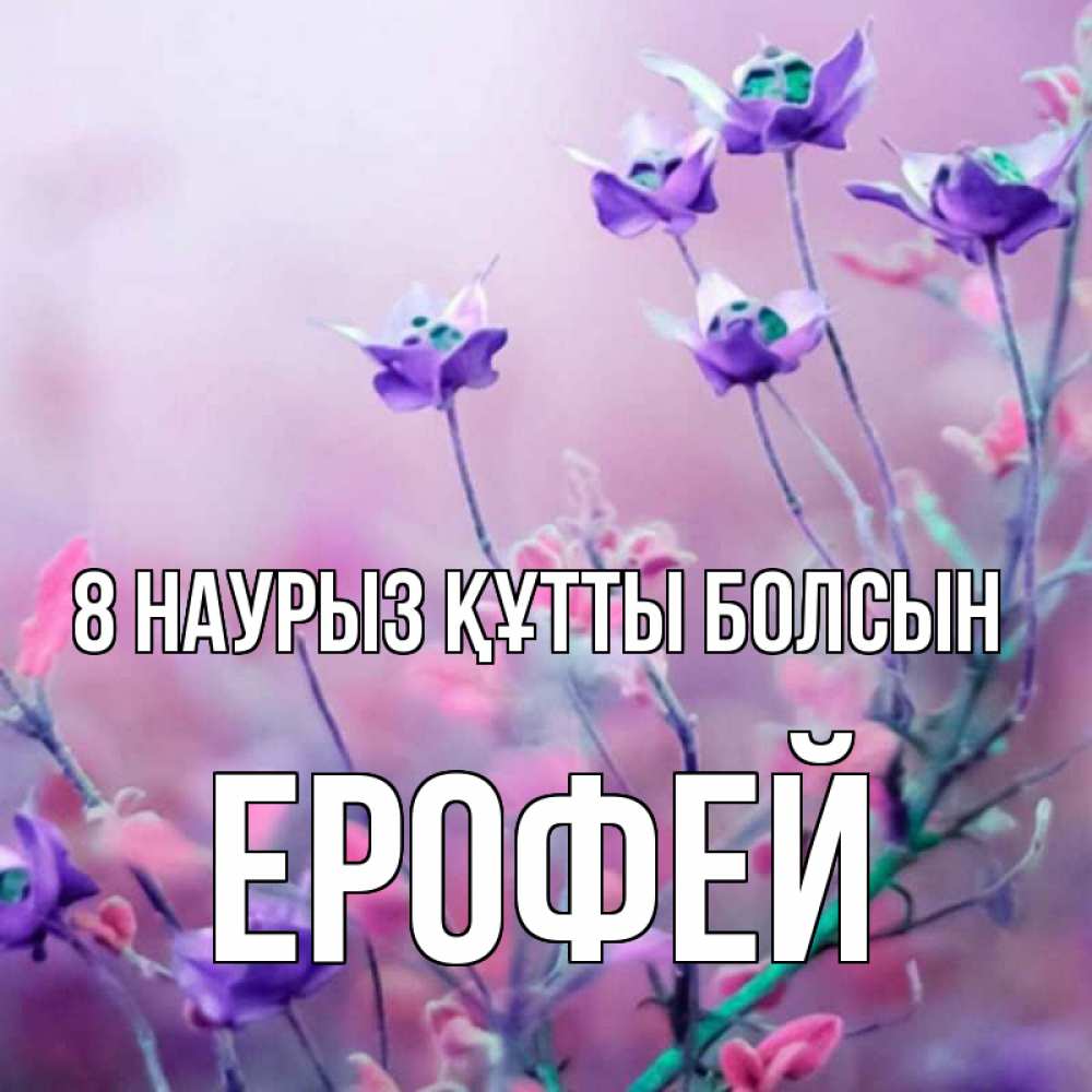 Күн сайын ашық хат с именем, Ерофей 8 наурыз құтты болсын международный женский день 2 Онлайн тегін жүктеп алу тілектері бар керемет карта 