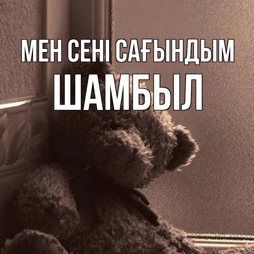 Күн сайын ашық хат с именем, ШАМБЫЛ Мен сені сағындым скучаем тут Онлайн тегін жүктеп алу тілектері бар керемет карта 