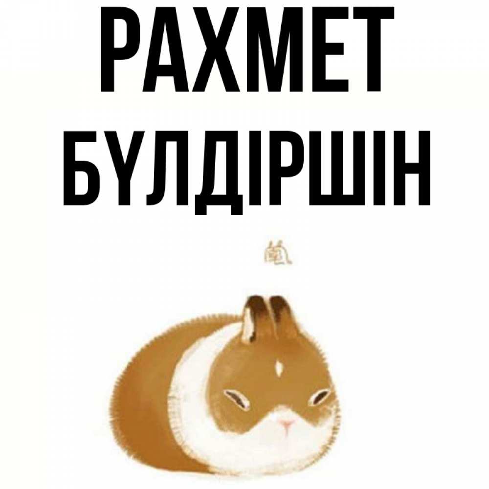 Күн сайын ашық хат с именем, БҮЛДІРШІН рахмет коричнево белый домашний питомец Онлайн тегін жүктеп алу тілектері бар керемет карта 
