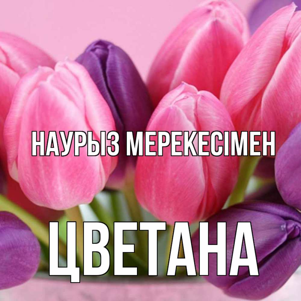 Күн сайын ашық хат с именем, Цветана Наурыз мерекесімен маме 1 Онлайн тегін жүктеп алу тілектері бар керемет карта 