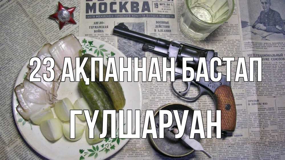 Картинка 23 ақпаннан бастап, ГҮЛШАРУАН