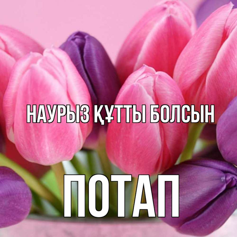 Күн сайын ашық хат с именем, Потап Наурыз құтты болсын маме 1 Онлайн тегін жүктеп алу тілектері бар керемет карта 