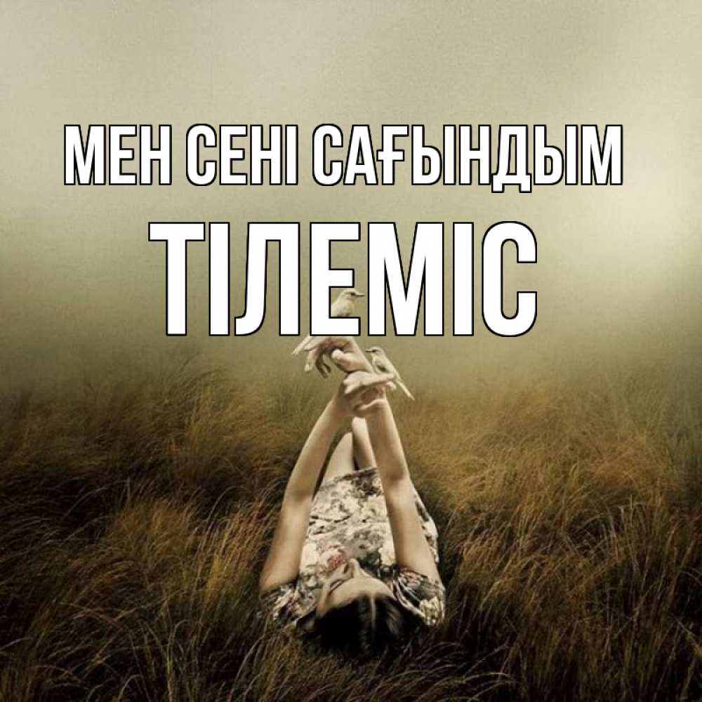 Күн сайын ашық хат с именем, ТІЛЕМІС Мен сені сағындым девушка с голубями Онлайн тегін жүктеп алу тілектері бар керемет карта 