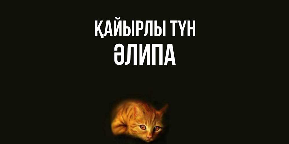 Күн сайын ашық хат с именем, ӘЛИПА Қайырлы түн кот Онлайн тегін жүктеп алу тілектері бар керемет карта 
