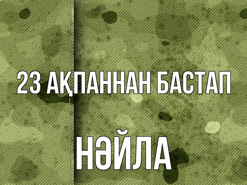 Картинка 23 ақпаннан бастап, НӘЙЛА