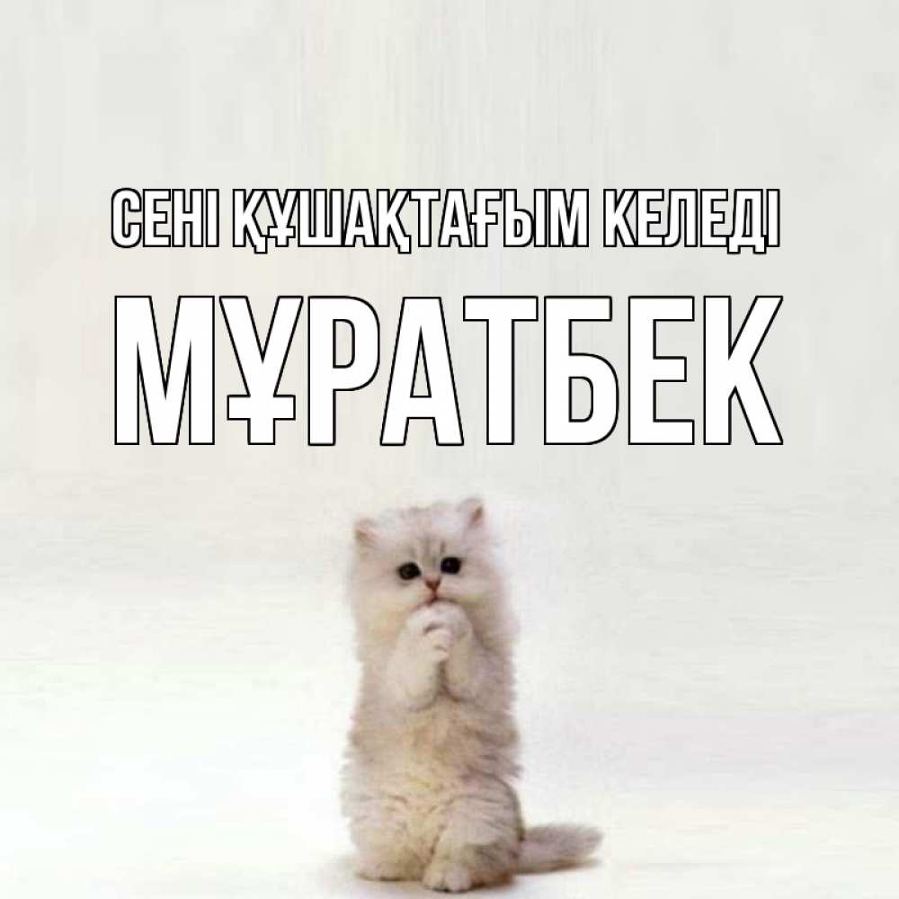 Күн сайын ашық хат с именем, Мұратбек сені құшақтағым келеді открытки с креативными подписями Онлайн тегін жүктеп алу тілектері бар керемет карта 