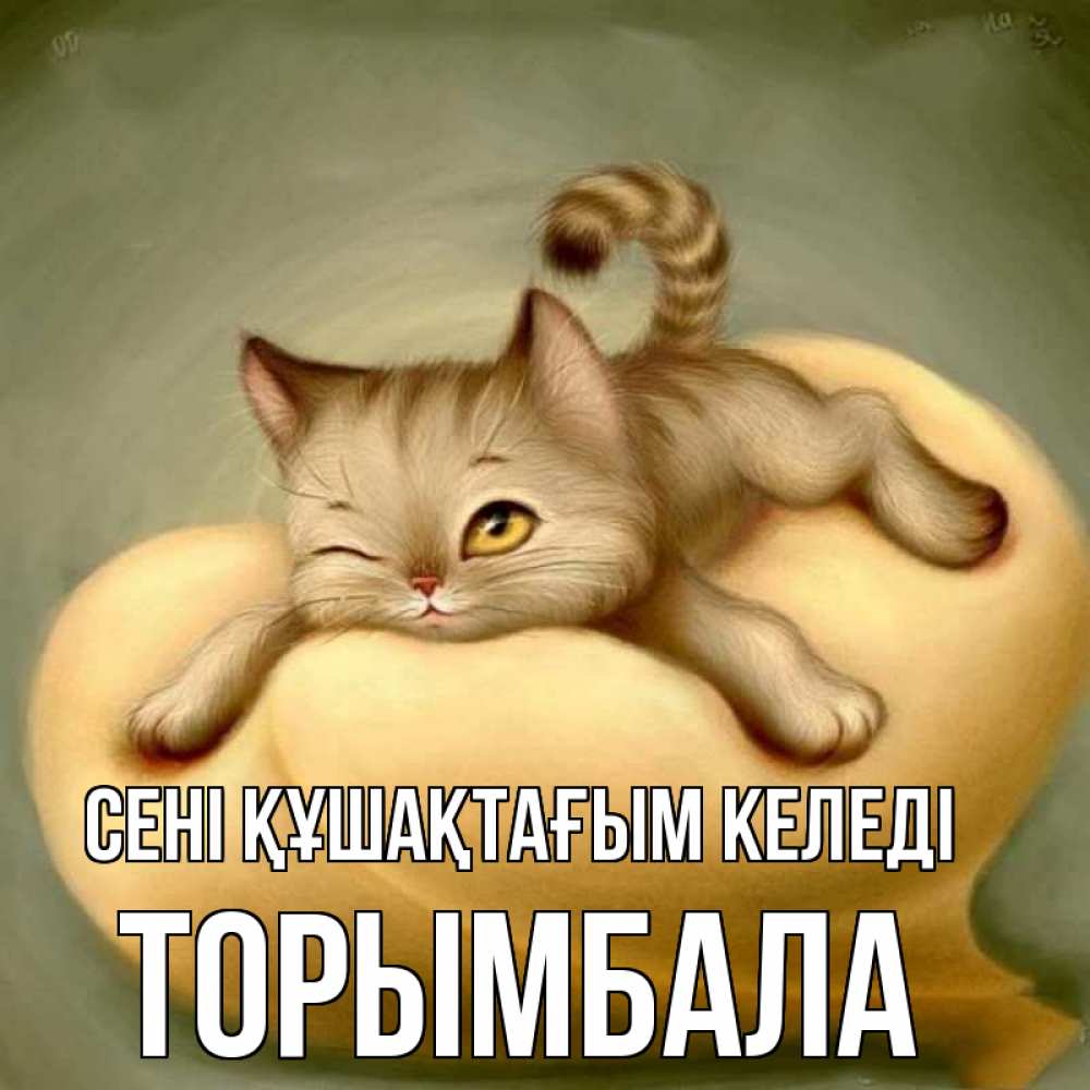 Күн сайын ашық хат с именем, ТОРЫМБАЛА сені құшақтағым келеді кошечка Онлайн тегін жүктеп алу тілектері бар керемет карта 